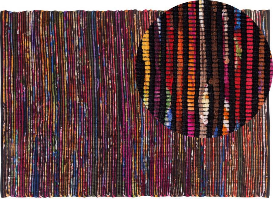 Beliani BARTIN Laagpolig vloerkleed Multicolor Kunststof