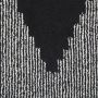 Beliani BATHINDA Laagpolig vloerkleed Zwart 160 x 230 cm Katoen - Thumbnail 2