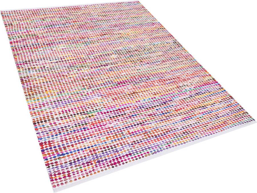 Beliani BELEN Laagpolig vloerkleed Multicolor 160 x 230 cm Polyester
