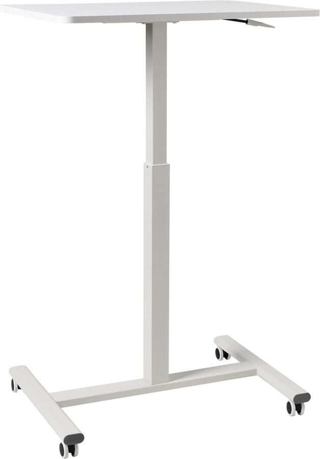 Beliani ACADEMIA Verstelbare laptoptafel Wit 65 x 48 cm Vezelplaat