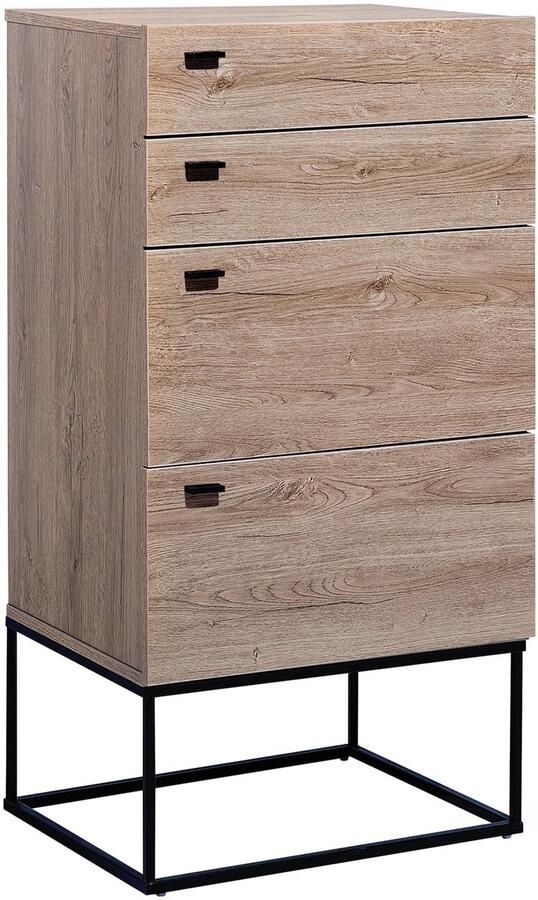 Beliani ACRA Commode Lichte houtkleur Spaanplaat