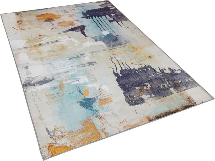 Beliani ADAPAZARI Laagpolig vloerkleed Multicolor 160x230 cm Polyester - Foto 2