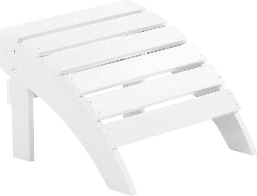 Beliani ADIRONDACK Voetenbank Wit Kunsthout