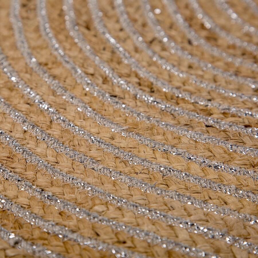 Beliani AKBELEN Vloerkleed Beige 140 x 200 cm Jute