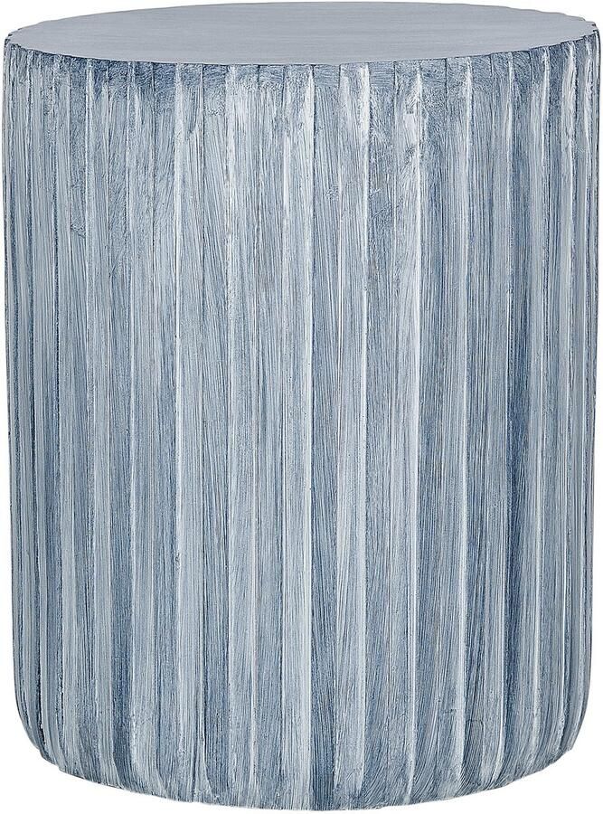 Beliani AMARO Bijzettafel-Grijs-Lichtbeton (MgO)