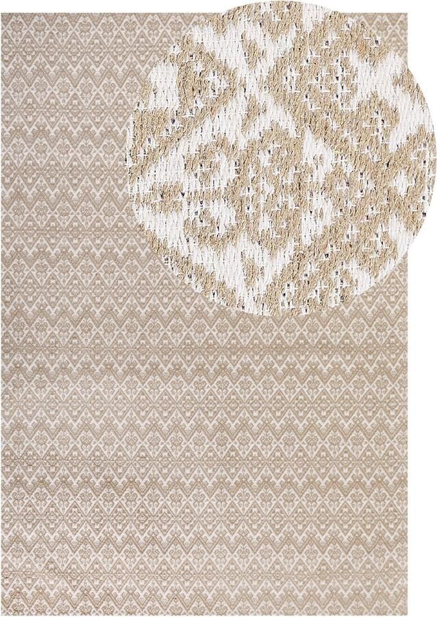 Beliani ATIMA Jute vloerkleed Beige 200 x 300 cm Jute