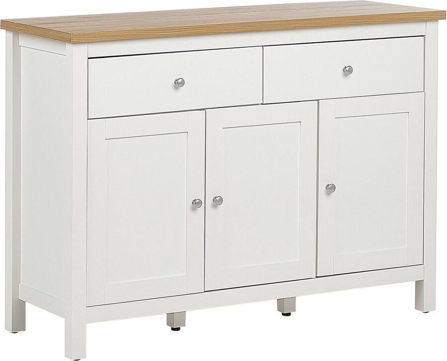 Beliani ATOCA Sideboard-Wit-MDF Vezelplaat