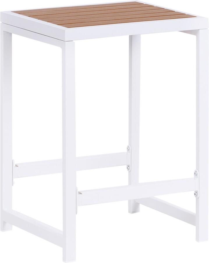 Beliani Tuinstoel AVETRANA Bruin wit