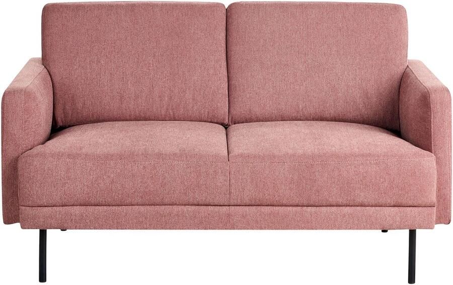 Beliani BREDA Tweezitbank Roze Polyester