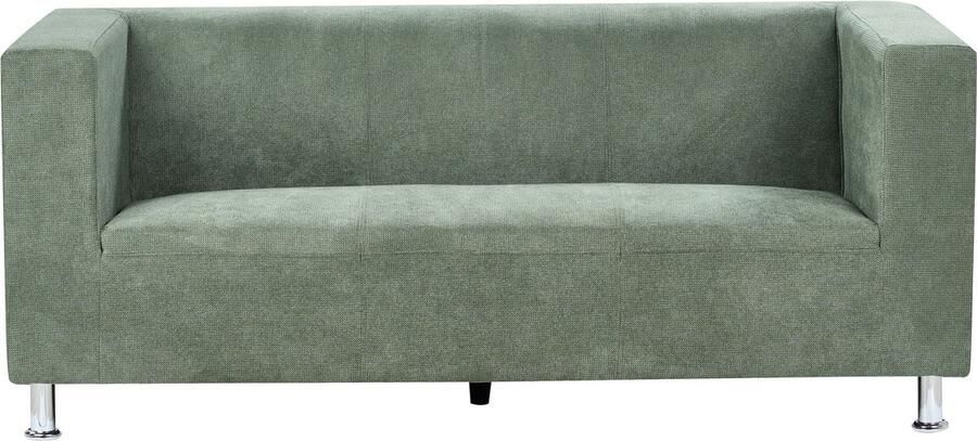 Beliani FLORO Driezitsbank Lichtgroen Polyester