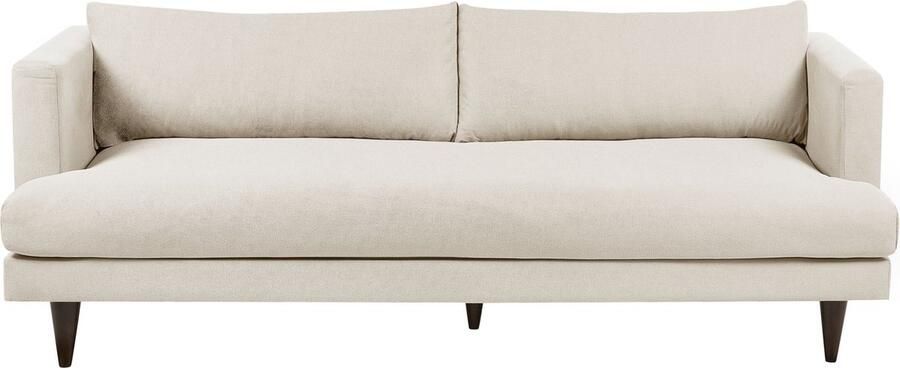 Beliani Bank JARPEN Stof Lichtbeige 3-zitter