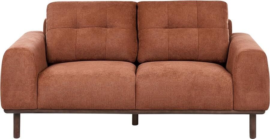 Beliani Bank LAURILA Stof Goudbruin 2-zitter