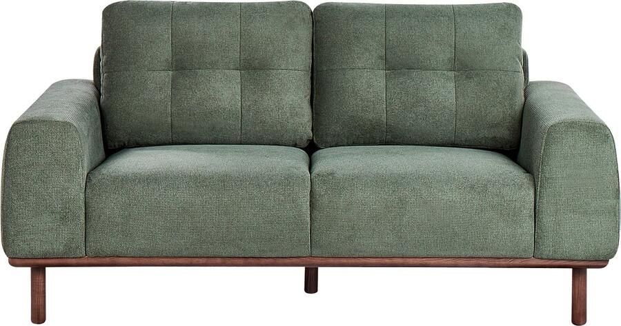 Beliani Bank LAURILA Stof Groen 2-zitter