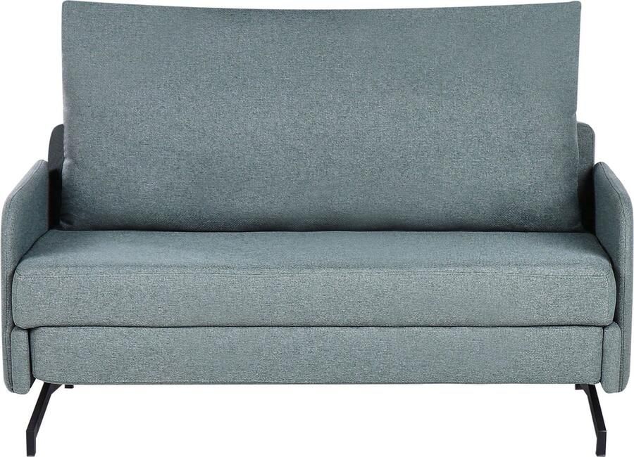 Beliani Slaapbank BELFAST Stof Groen 2-zitter