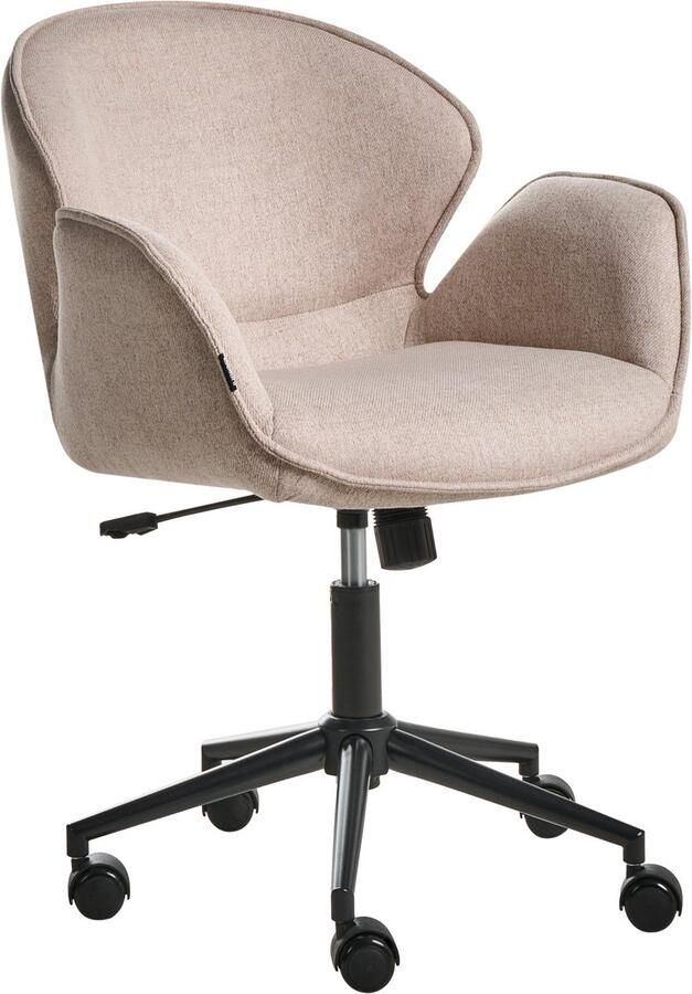 Beliani BELMAR Bureaustoel Taupe Polyester