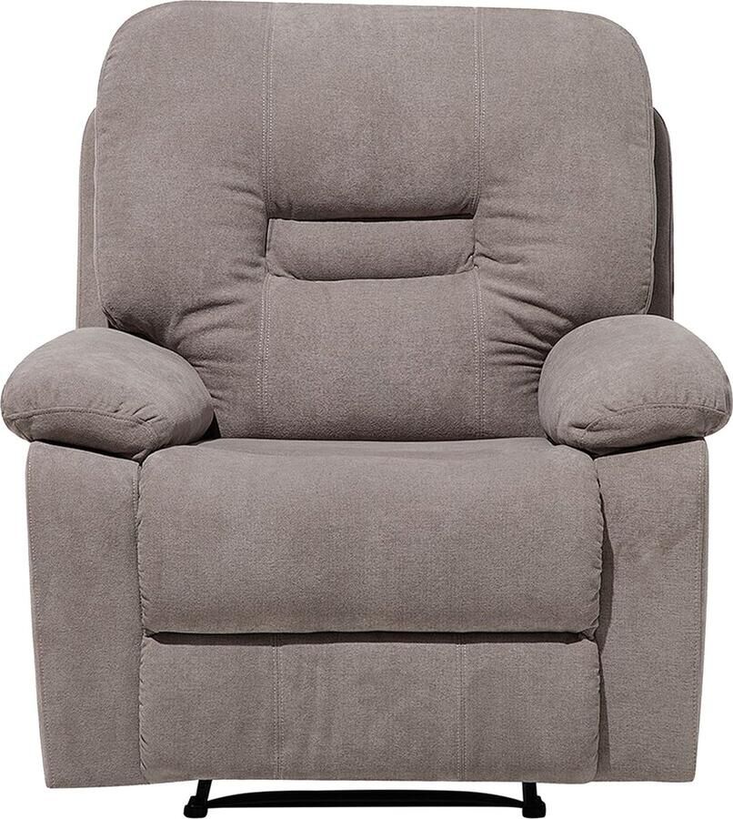 Beliani BERGEN TV-fauteuil Beige Polyester