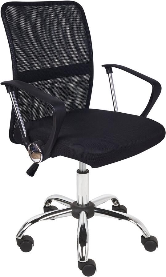 Beliani Bureaustoel Draaibaar BEST Zwart