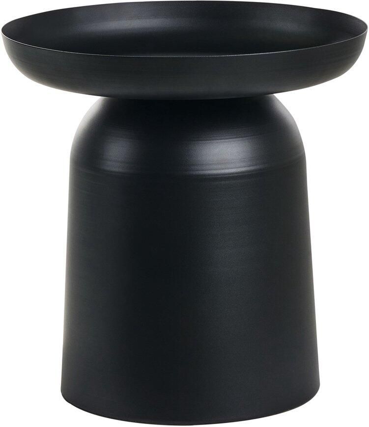 Beliani Bijzettafel TORRENS Metaal Zwart - Foto 2