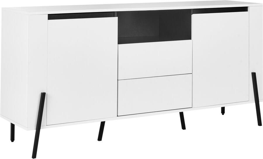 Beliani Dressoir met 2 deuren BLACKPOOL Wit