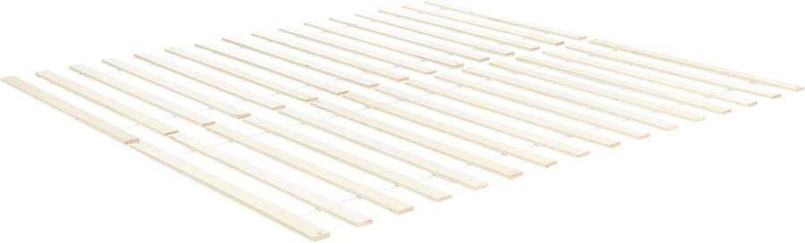 Beliani BLANZAC Lattenbodem Lichtbruin 180 x 200 cm Populierenhout