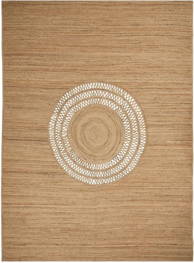 Beliani BOGAZOREN Vloerkleed Beige 300 x 400 cm Jute - Foto 3