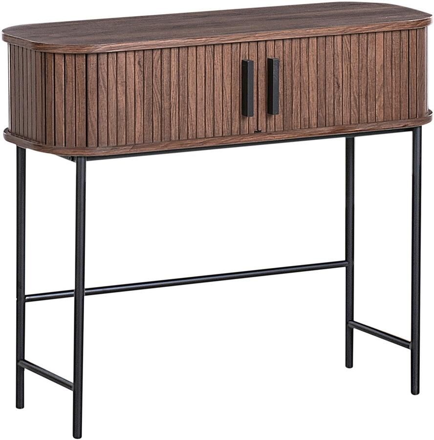 Beliani BRADLEY Consoletafel Donkerbruin MDF