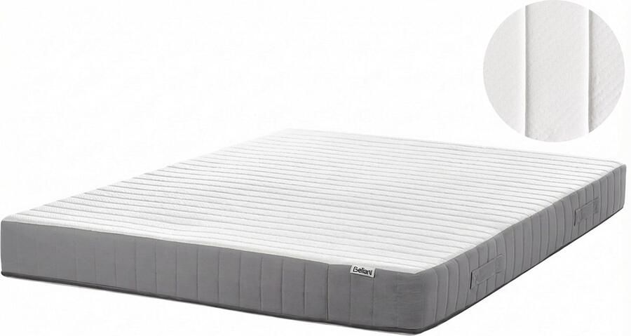 Beliani Traagschuim pocketvering matras FLUFFY Middelhard 160 x 200 cm - Foto 2