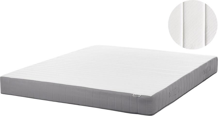 Beliani Traagschuim pocketvering matras FLUFFY Middelhard 180 x 200 cm - Foto 2