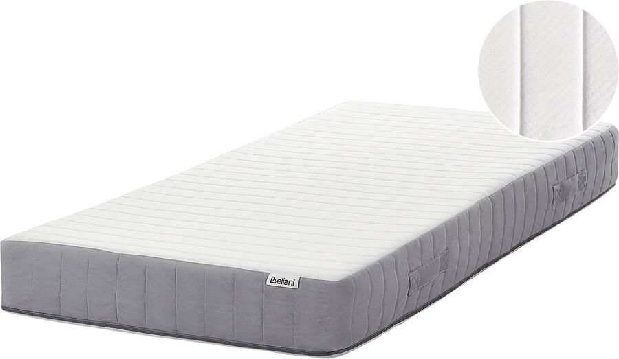 Beliani Traagschuim pocketvering matras FLUFFY Middelhard 90 x 200 cm - Foto 2