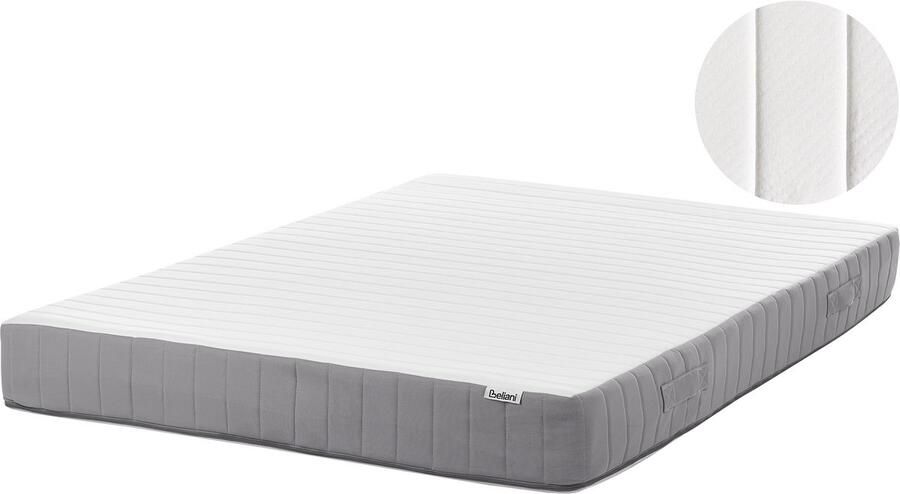 Beliani FLUFFY Pocketveringmatras stevig Wit 140 x 200 cm Pocketveren - Foto 2