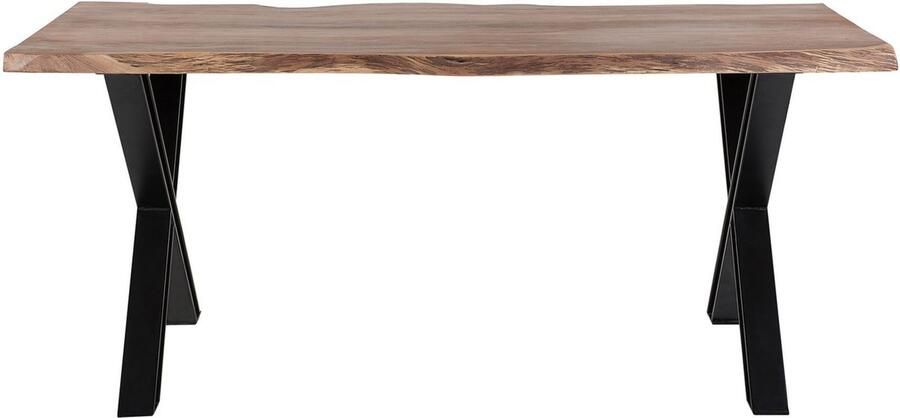 Beliani BROOKE Eettafel Lichte houtkleur 102 x 200 cm Acaciahout