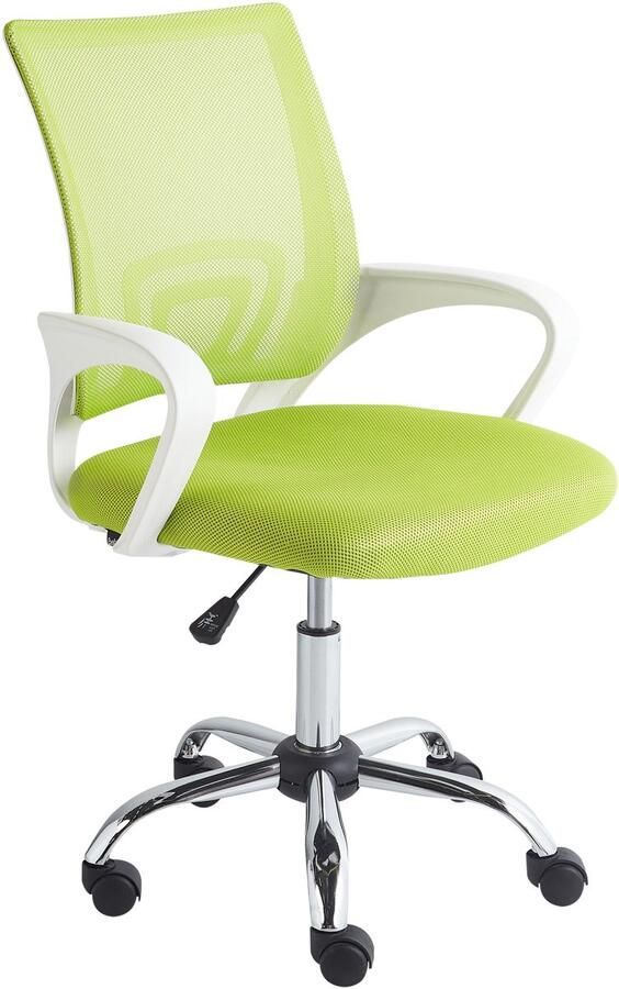 Beliani SOLID Bureaustoel Lichtgroen Polyester