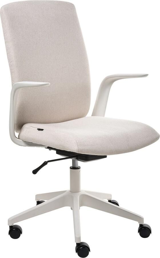 Beliani CAPTAIN Bureaustoel Beige Polyester