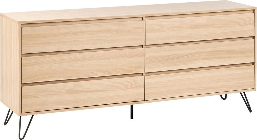 Beliani CARDIGAN Ladekast Lichtbruin Vezelplaat