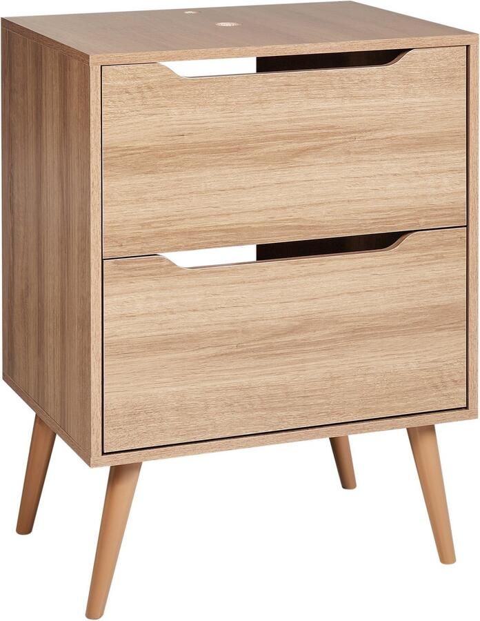 Beliani CARIACICA Wastafelkast Lichtbruin 60 x 80 cm MDP