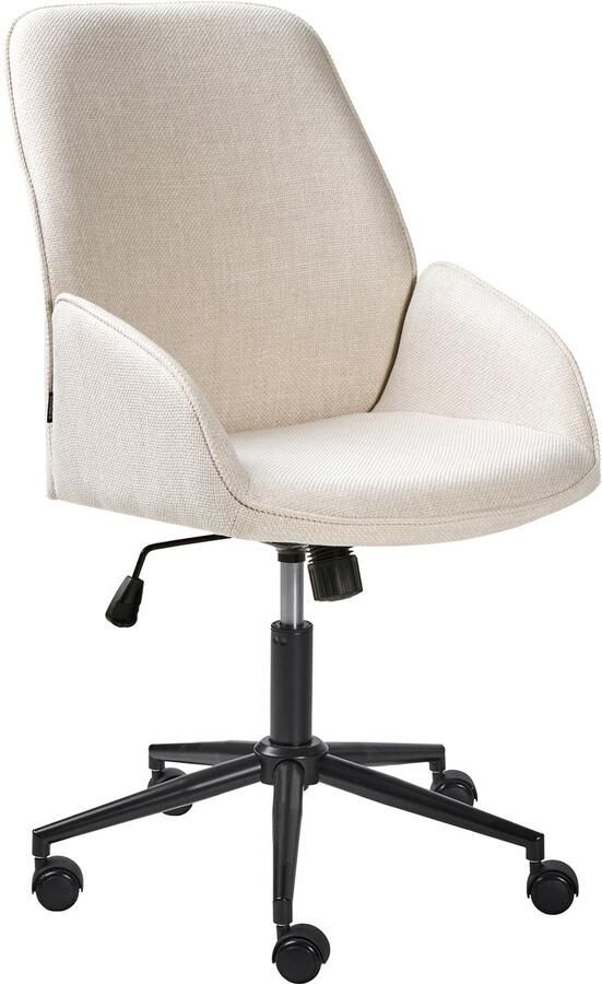 Beliani CASTILLE Bureaustoel Beige Polyester