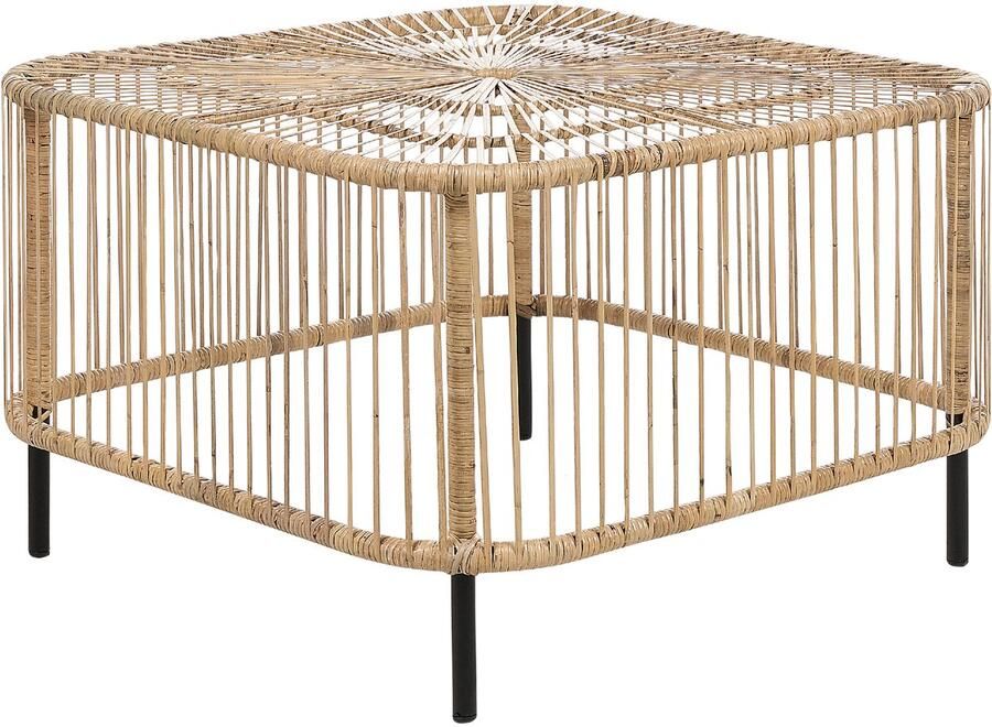 Beliani CESENATICO Salontafel-Natuurlijk-Rotan