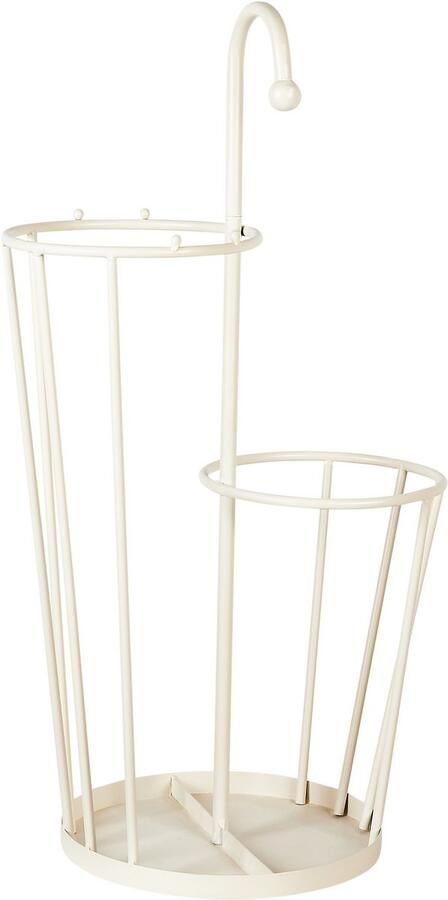 Beliani CHAMBORD Paraplubak Lichtbeige Metaal