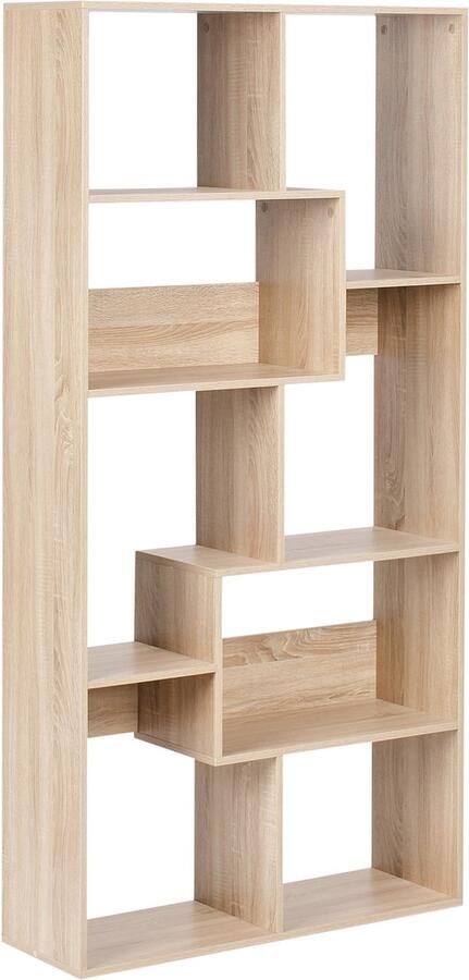 Beliani CHATEH Boekenkast Lichtbruin Spaanplaat