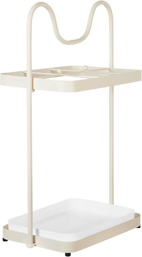 Beliani CHAVERNY Paraplubak Beige Metaal