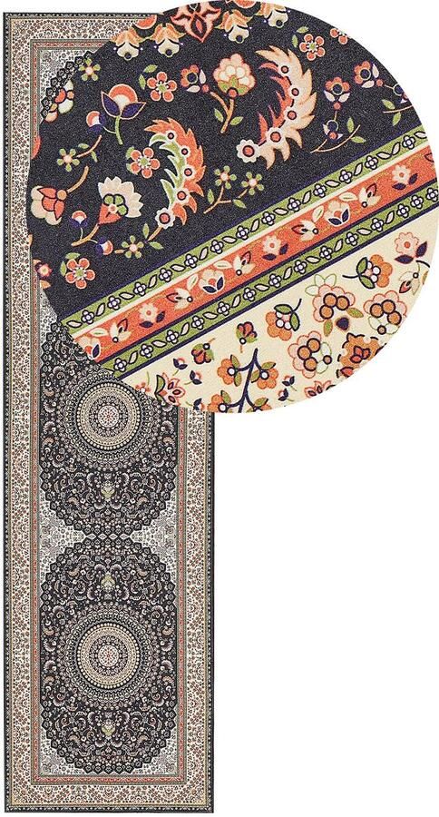 Beliani -CIVRIL-Loper tapijt-Meerkleurig-80 x 300 cm-Polyester