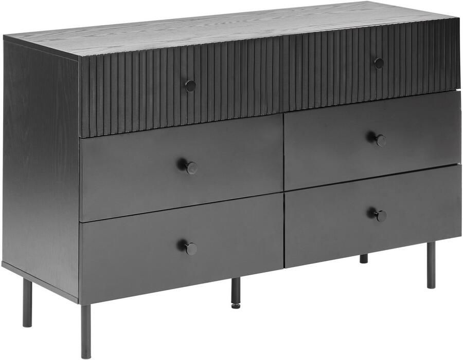 Beliani Ladekast 6 lades COVENTRY Zwart