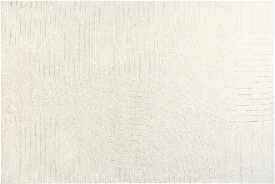 Beliani DAGARI Vloerkleed Beige 200 x 300 cm Wol - Foto 2