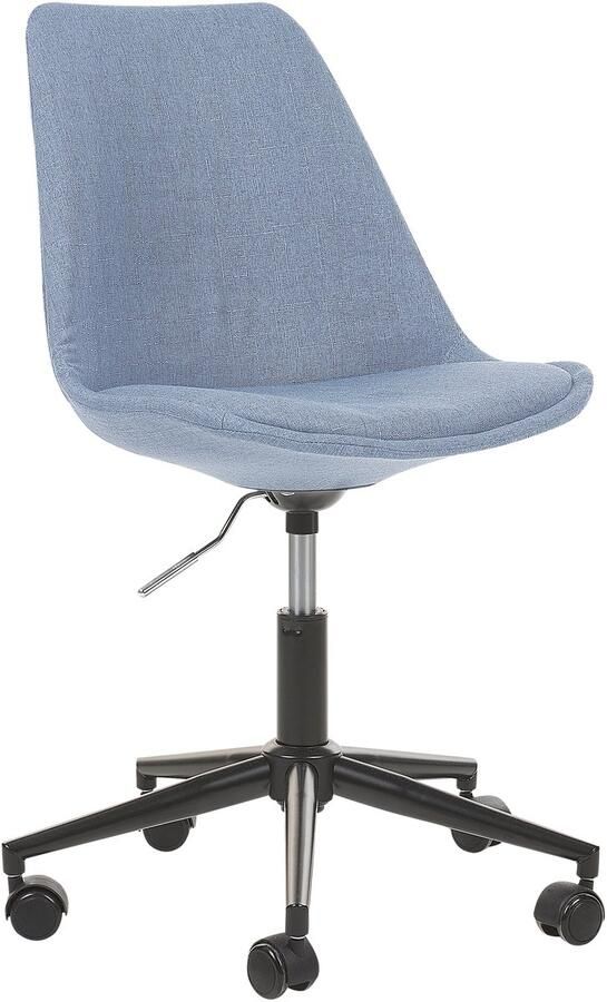 Beliani DAKOTA Bureaustoel Lichtblauw Polypropyleen