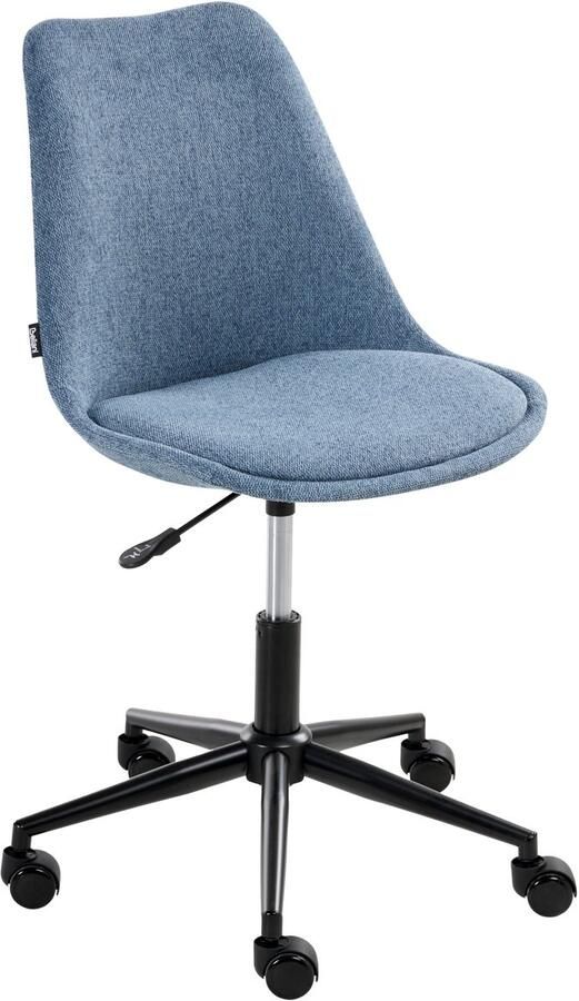 Beliani DAKOTA Bureaustoel Lichtblauw Polypropyleen