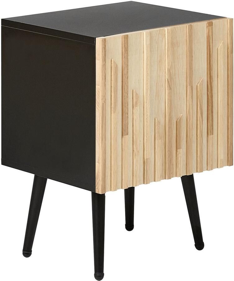 Beliani DALCROSS Nachtkastje Lichte houtkleur MDF