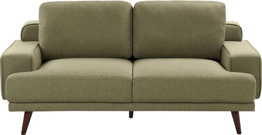 Beliani DALUM Tweezitsbank Donkergroen Polyester