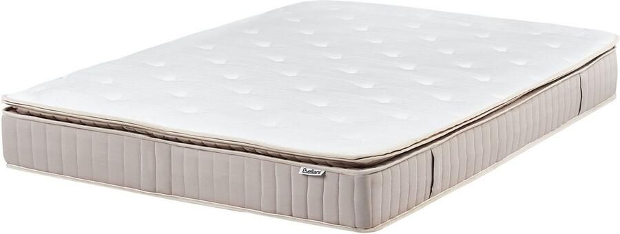 Beliani -DAYDREAM-Pocketveringmatras medium-Wit-140 x 200 cm-Polyester