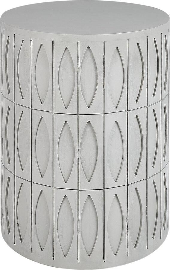 Beliani DEARA Bijzettafel Lichtgrijs MDF