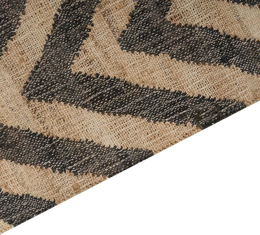 Beliani -DEDEPINARI-Laagpolig vloerkleed-Beige-200 x 300 cm-Jute